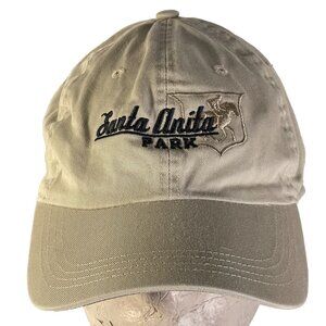 Santa Anita Park Hat Strapback Tan Horse Racing Cap Arcadia CA Dad Hat AHEAD